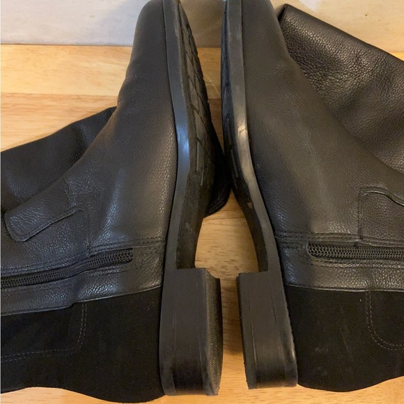 Antonio Melani Maurine Over The Knee Leather Socks Boots. - Picture 4 of 11